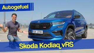 new Skoda Kodiaq vRS 245 hp brings back the fun with TSI engine! REVIEW 2021 | @autogefuehl