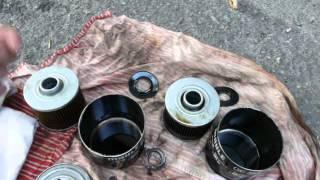 Масляный фильтр Mahle OC 383 изнутри.