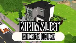 THE SIMS MOBILE| MINIMALIST MODERN HOUSE| SPEED BUILD|