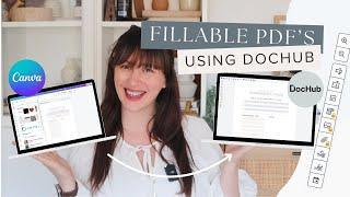 Create Fillable and Signable PDFS for FREE with Canva and Dochub