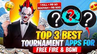 Top 3 Best Tournament Apps For Free Fire  | Best Tournament App For Free Fire | 100% Trusted Apps