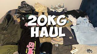 20 KG MULEBUY HAUL *INSANE* (Sp5der, Stussy, Carhartt, Jordan) & More