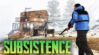 ПЕРЕЖИТЬ ЗИМУ И СКРАФТИТЬ БУР - ВЫЖИВАНИЕ В SUBSISTENCE (СТРИМ) #6