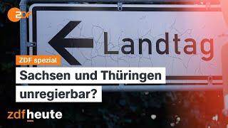 Sachsen und Thüringen unregierbar? Schwierige Regierungsbildung nach den Wahlen I ZDF spezial