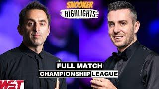 Ronnie O'Sullivan vs Mark Selby | Full Match Highlights | Championship League Snooker 2025 - G 3 