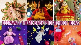 Diwali Theme Baby Photoshoot Ideas At Home |Talented kannadati | Diwali 2022 | Deepavali Special