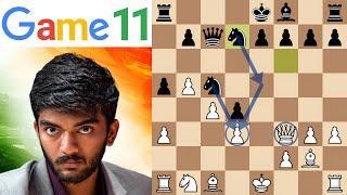 Game 11: Gukesh D vs Ding Liren | World Chess Championship 2024