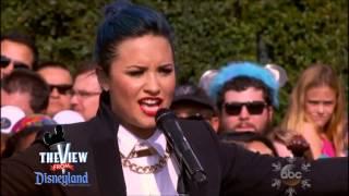 Demi Lovato performs "Let it Go" on The View