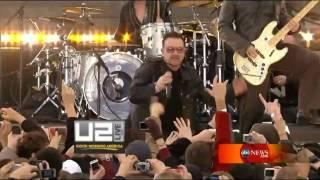 U2 1 Good Morning America Get On Your Boots Live Fordham University HD 2009