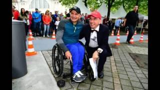 Haki Doku, Down Stairs, with Wheelchair