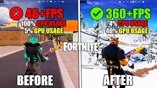 How To Fix 100% CPU Usage In Fortnite | How To Fix Low GPU Usage in Fortnite | Fortnite Boost FPS