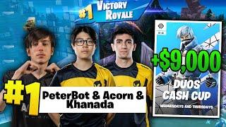 How PeterBot, Khanada & Acorn WON the 1ST Place Trio Cash Cup Finals ($9,000)