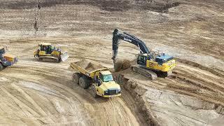 Earthworks Continue at the South Bend, IN Job