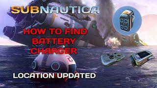 How to find battery charger subnautica 1st location