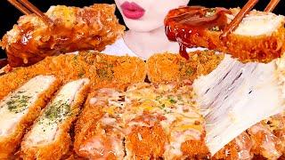 【咀嚼音】チーズとんかつ、エビフライ、ご飯｜ASMR MUKBANG｜CHEESE PORK CUTLETS, FRIED SHRIMP, RICE EATING SOUNDS 먹방