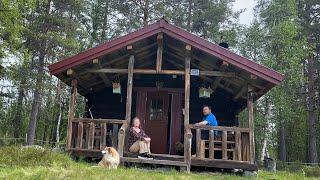 Наши дачи в Швеции. Едем в горы. Дом построен в 1850 году.