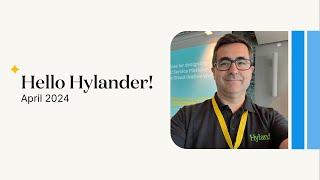 Hello Hylander- Angel Borroy, Developer Evangelist