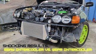 EBAY INTERCOOLER -VS- WICKEDEP RACING INTERCOOLER | STARLET EP82 4EFTE | DYNO BEFORE - AFTER