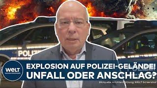 EXPLOSION BEI BERLINER POLIZEI: Zwei Beamte verletzt! War es ein Unfall oder ein Anschlag?