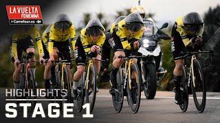 La Vuelta Femenina 2024, Stage 1 | EXTENDED HIGHLIGHTS | 4/28/2024 | Cycling on NBC Sports