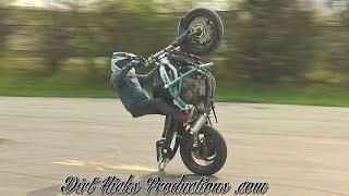 13 YR OLD KEVIN FARIAS - CBR600 F4i WHEELIES & SCRAPES - INDY LOT SESH 4-22-18