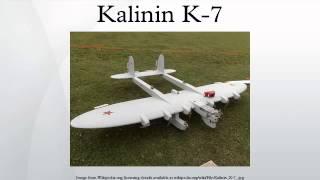 Kalinin K-7