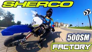 BEST Supermoto on the Market - Sherco 500SM Factory