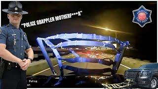 Arkansas State Police is NOT F***ING Playing | STOLEN Charger RT meets the POLICE GRAPPLER!