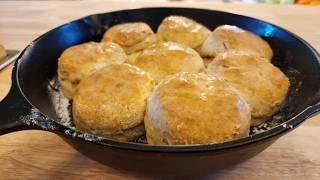 EPIC Sourdough Biscuits - Best I Ever Ate - Flaky, Fluffy, Thick & Delicious - The Hillbilly Kitchen