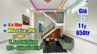 Bán Nhà Quận 12 Giá Rẻ Bất Ngờ - An Phú Đông 09, Giáp Gò Vấp