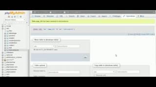 How to Rename Database Tables in phpMyAdmin - MySQL Tutorial