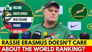 BEING NUMBER ONE DOESN’T MATTER? RASSIE HAS ALREADY MADE HIS CHOICE! | SPRINGBOKS NEWS