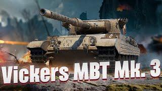 Vickers MBT Mk. 3 - Крыса читер из кустов