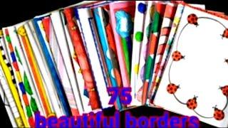 75 compilation of beautiful border designs for projects| border design ideas|a4 sheet border design