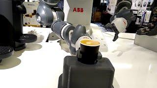 This robot can make you coffee - ABB Robotics - Nespresso coffe machine