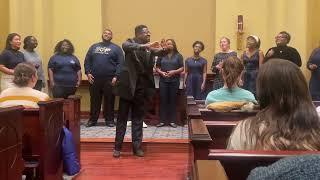 Phillip Armstrong & Notre Dame University Gospel Choir Voices of Faith “God Has Smiled On Me”