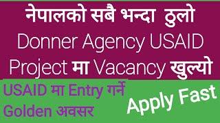 Vacancy Open in USAID project in Nepal  International Job in Nepal  NGOINGO Job Turning Point3486