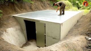 Man Builds a $5000 Underground Bunker in His Backyard | Full Step-by-Step Guide by @tehnolexa