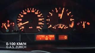 BMW 325xi 193 PS 0-100 km/h acceleration
