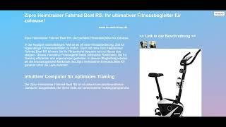 Zipro Heimtrainer Fahrrad Beat RS: Ihr ultimativer Fitnessbegleiter für zuhause!