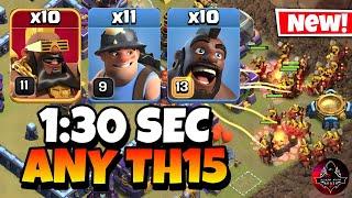 TH15 Super Hog Rider Attack Strategy | TH15 Super Hog Rider | Best TH15 Attack Strategy