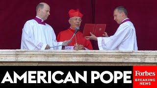 BREAKING NEWS: Vatican Announces American Robert Francis Prevost As New Pope, Will Take Name Leo XIV