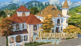 Таунхаусы Вранбурга│Строительство│Ravenwood Townhouses│SpeedBuild│NO CC [The Sims 4]