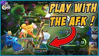 AFK Trick in Cross Server Team! Make the AFK player attack - Pokeland Legends