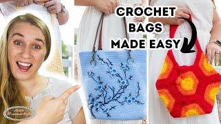 Crochet BAGS Made Easy with this Crochet BAGS Party with Prizes