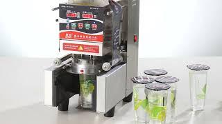 How to use high quality bubble tea cup sealing machine price