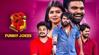 Hyper Aadi, Divya, Jessie, Pradeep | Funny Jokes | Dhee 15 | Championship Battle | ETV