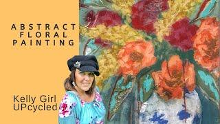 abstract floral Fresh Paint with Kelly