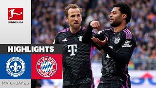 Musiala & Kane Initiate Big Win | Darmstadt - FC Bayern 2-5 | Highlights | Matchday 26 – 2023/24