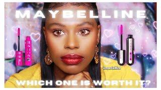 Maybelline Lash Sensational Firework Mascara vs Maybelline Falsies Surreal Mascara|Demo & Review